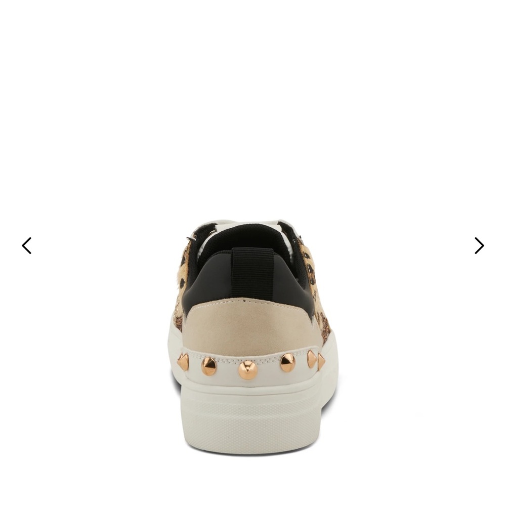 Patrizia Spring Step Leopard and Gold Glitter Sneakers - Picture 6 of 10